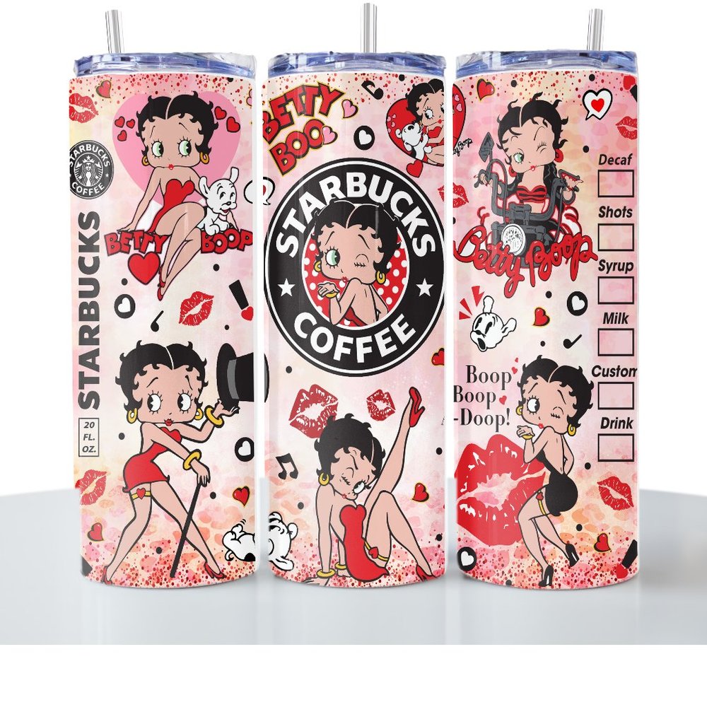 Betty Boop 20oz Coffee Tumbler